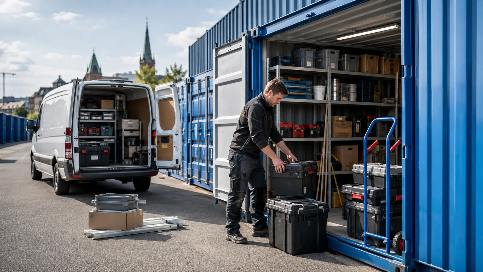 lagerraum rostock für unternehmen b2b lagercontainer4you