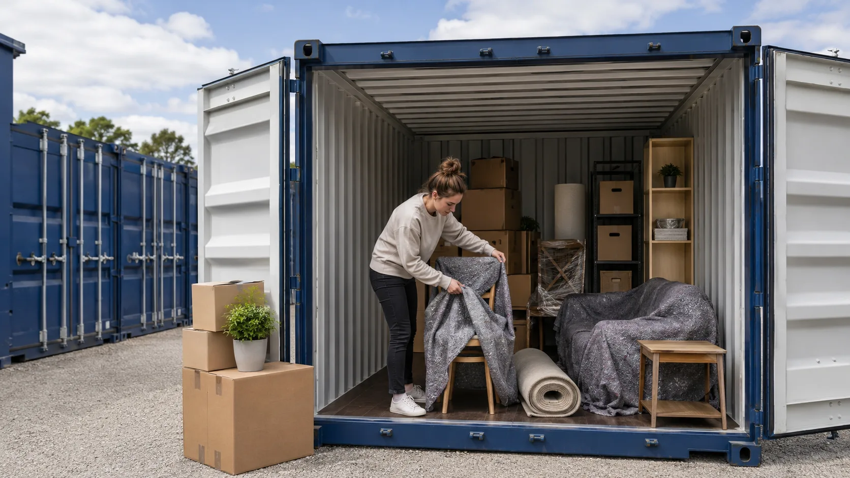 möbel richtig einlagern lagercontainer4you